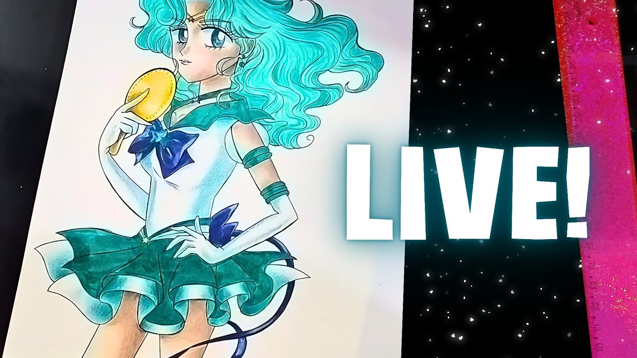 Live! - Colorindo Sailor Netuno 