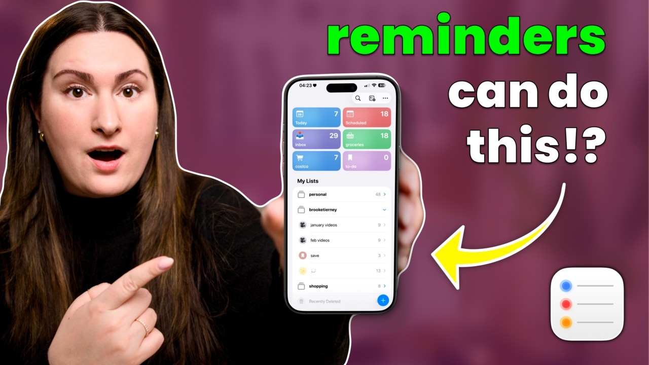 8 недооцененных функций Apple Reminders!