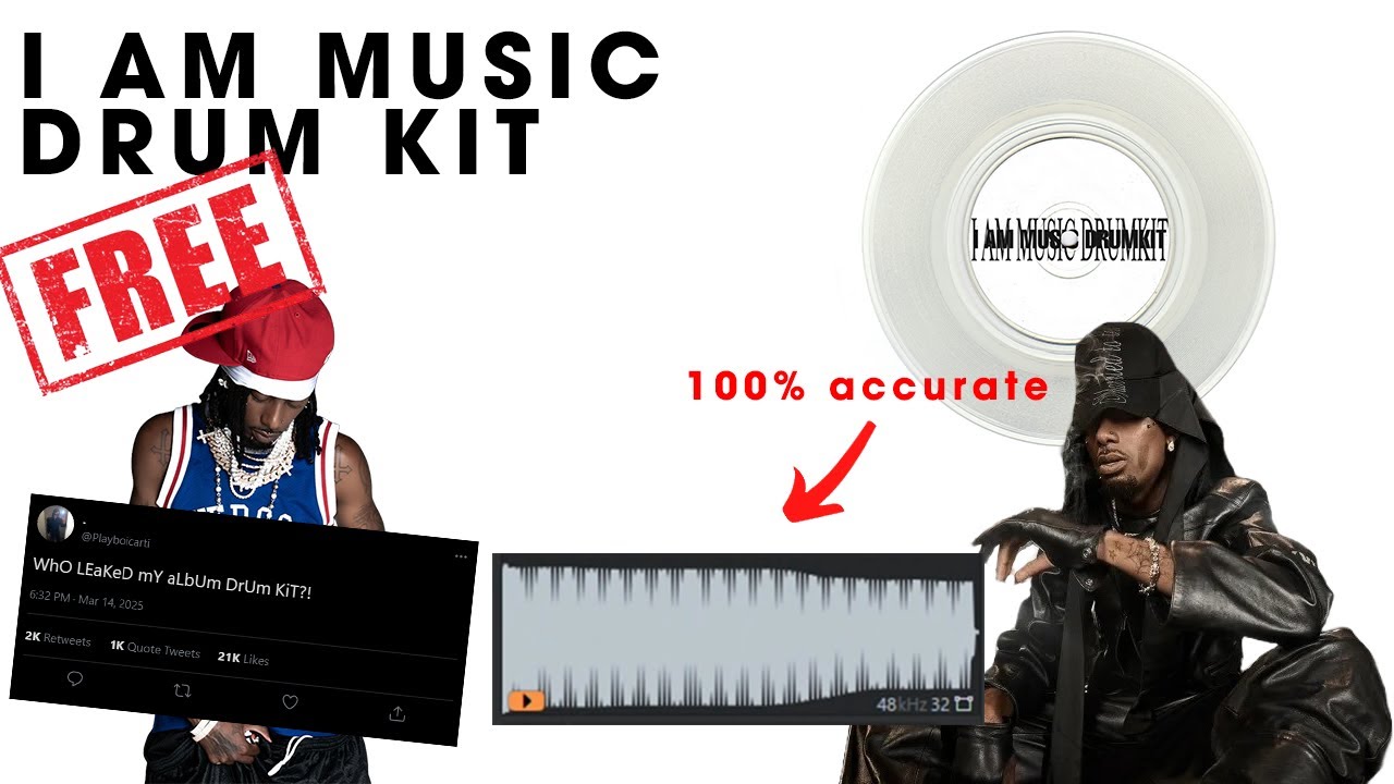 [FREEEEEE] Playboi Carti - I AM MUSIC Deconstructed Drum Kit