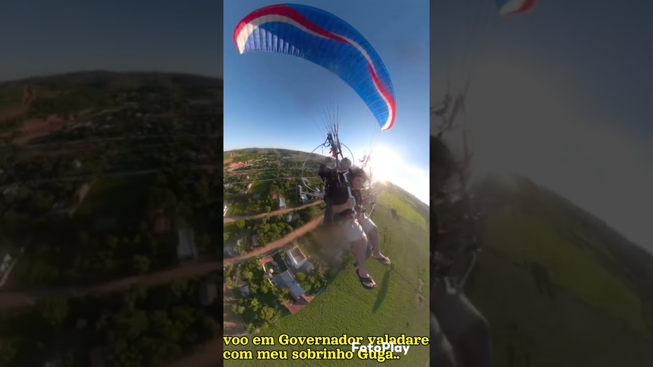 Voo Duplo paratrick monster em.Governador Valadares ,passageiro Gustavo.