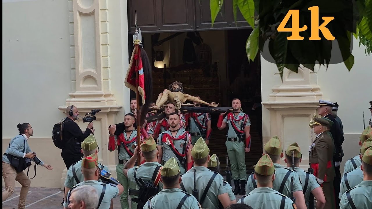 Llegada y salida de la Legi&oacute;n S&aacute;bado de pasi&oacute;n Huelva 2026