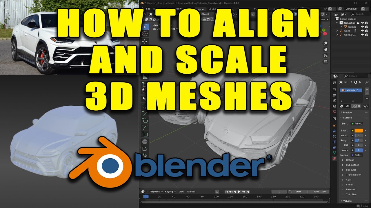 How to Align and Scale - Meshes (3D Generative AI)