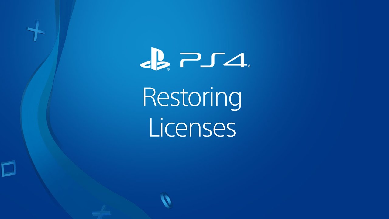 PS4 &ndash; восстановление лицензий на покупки в PlayStation Store
