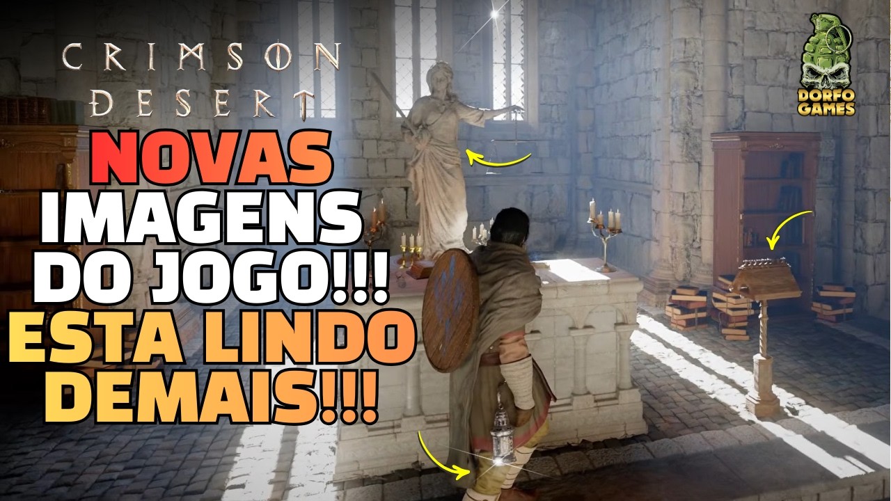 CRIMSON DESERT ESTÁ INCRIVEL!! O GRAFICO EM 4K QUE IMPRESSIONOU  DEMAIS | NOVAS IMAGENS!!