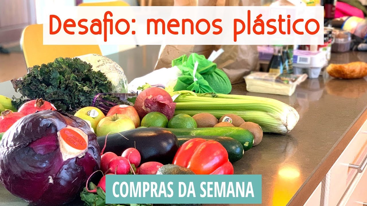 Desafio de comprar com menos plástico! | Compras da semana  • Cozinha da Lu #30
