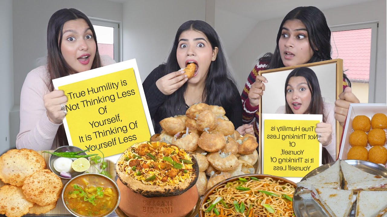 60 Seconds Read the Mirror Image Food Challenge | Golgappa, Handi Biryani, Sandwich etc.. Challenge