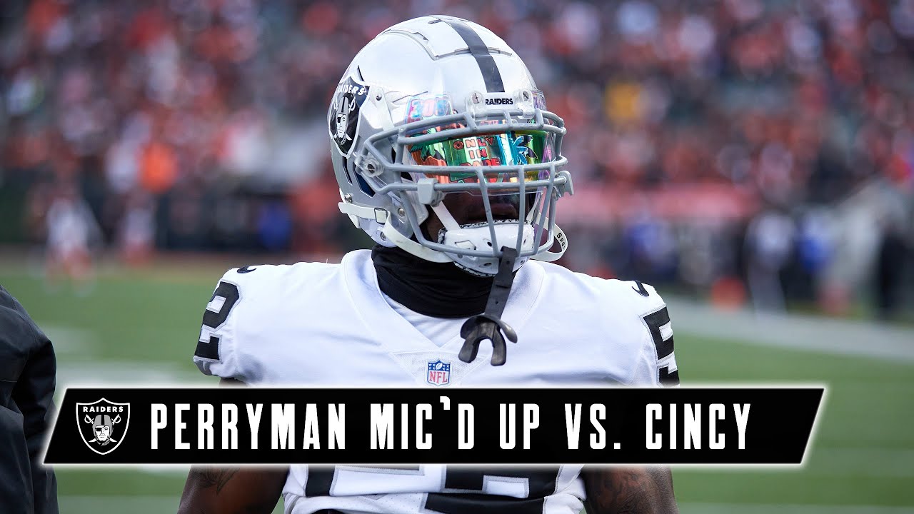 Denzel Perryman Mic'd Up vs. Cincinnati Bengals | Wild Card | Las Vegas Raiders | NFL