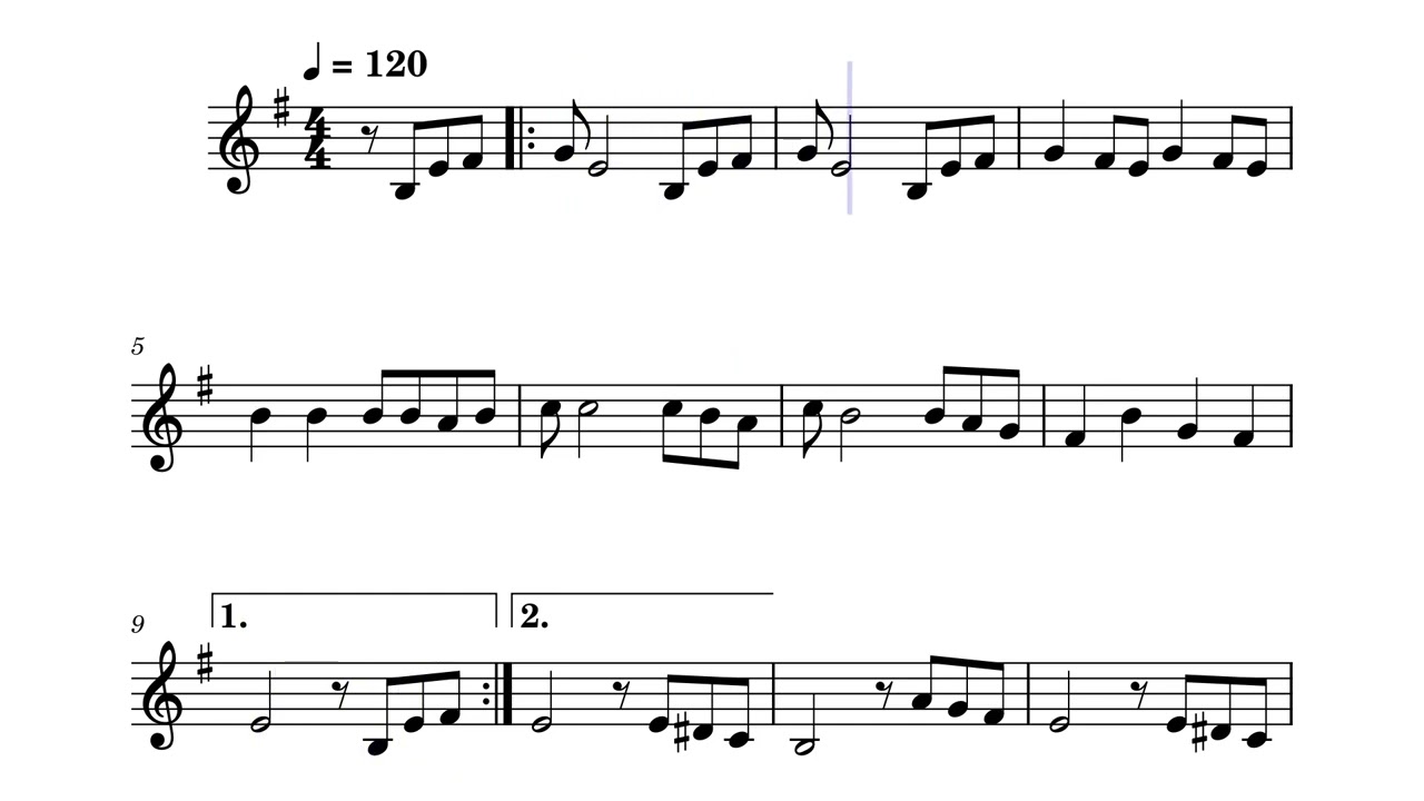 Bella Ciao (Clarinet Sheet Music)