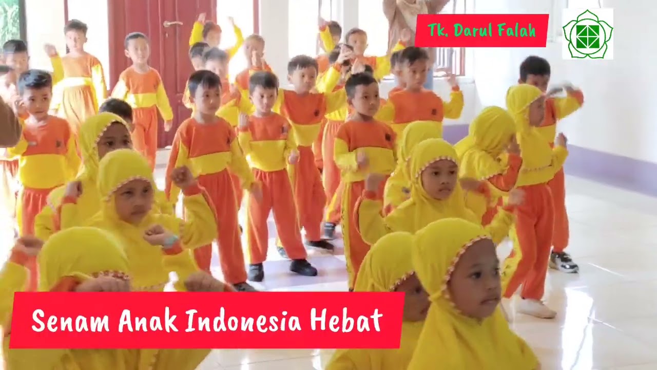 Senam Anak Indonesia Hebat Tk Darul Falah @kemendikbudiksdaksmen @dikdasmenRI#paud 