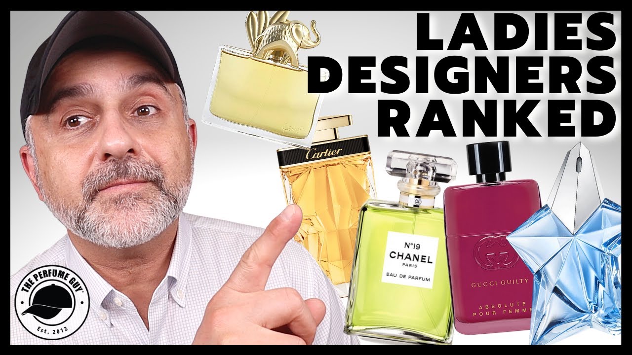 FAVORITE FEMININE DESIGNER FRAGRANCES RANKED | TOP 22 FEMININE DESIGNER PERFUMES