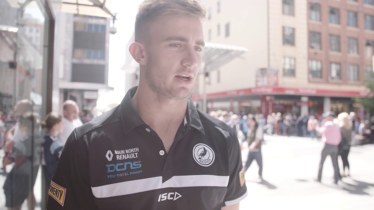 Dougal Howard at SANFL Grand Final teams presentation