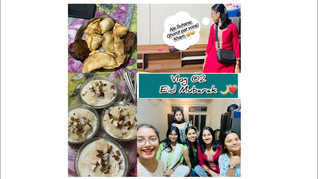 EID CELEBRATION WITH FRIENDS 🌙(Daily vlog 02)