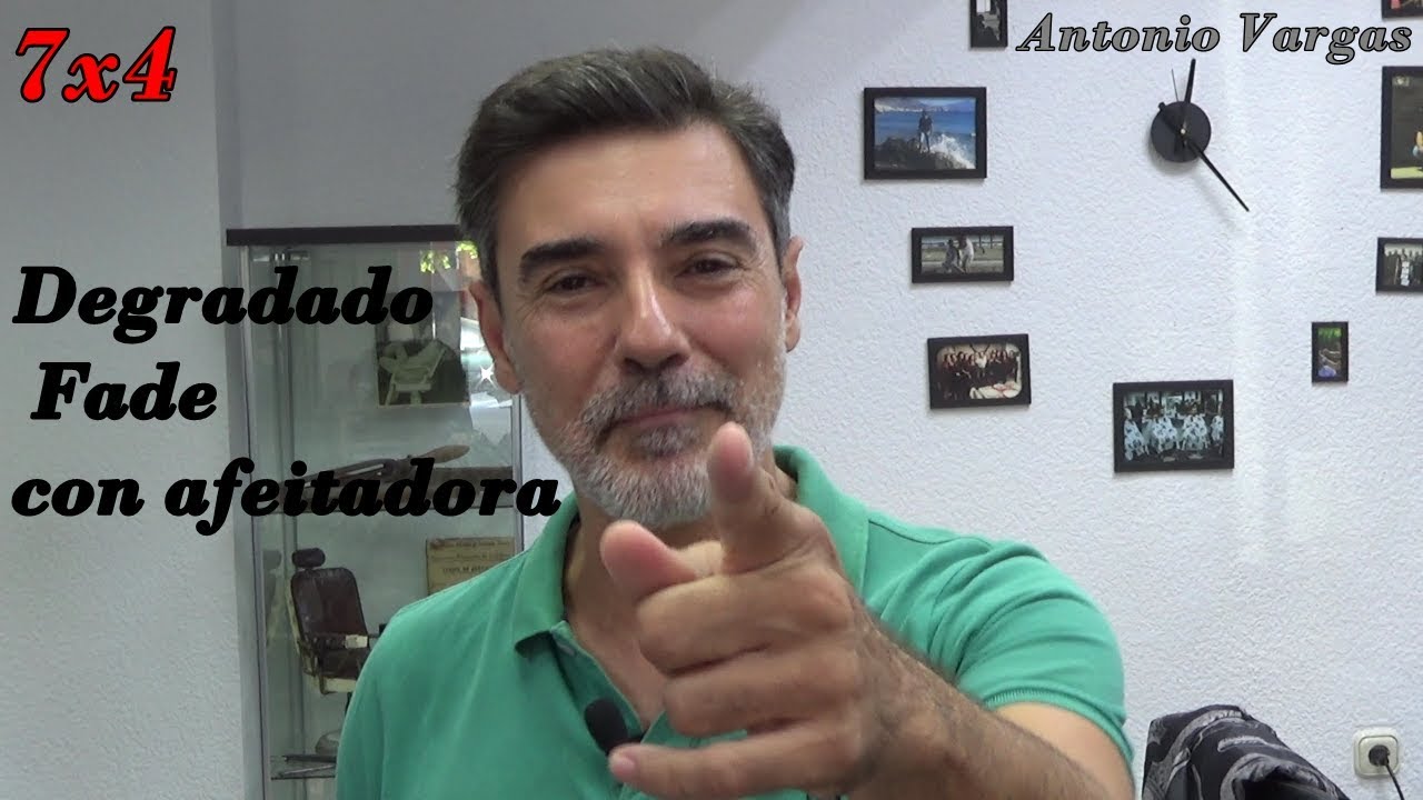7x4 Corte de pelo fade  con afeitadora