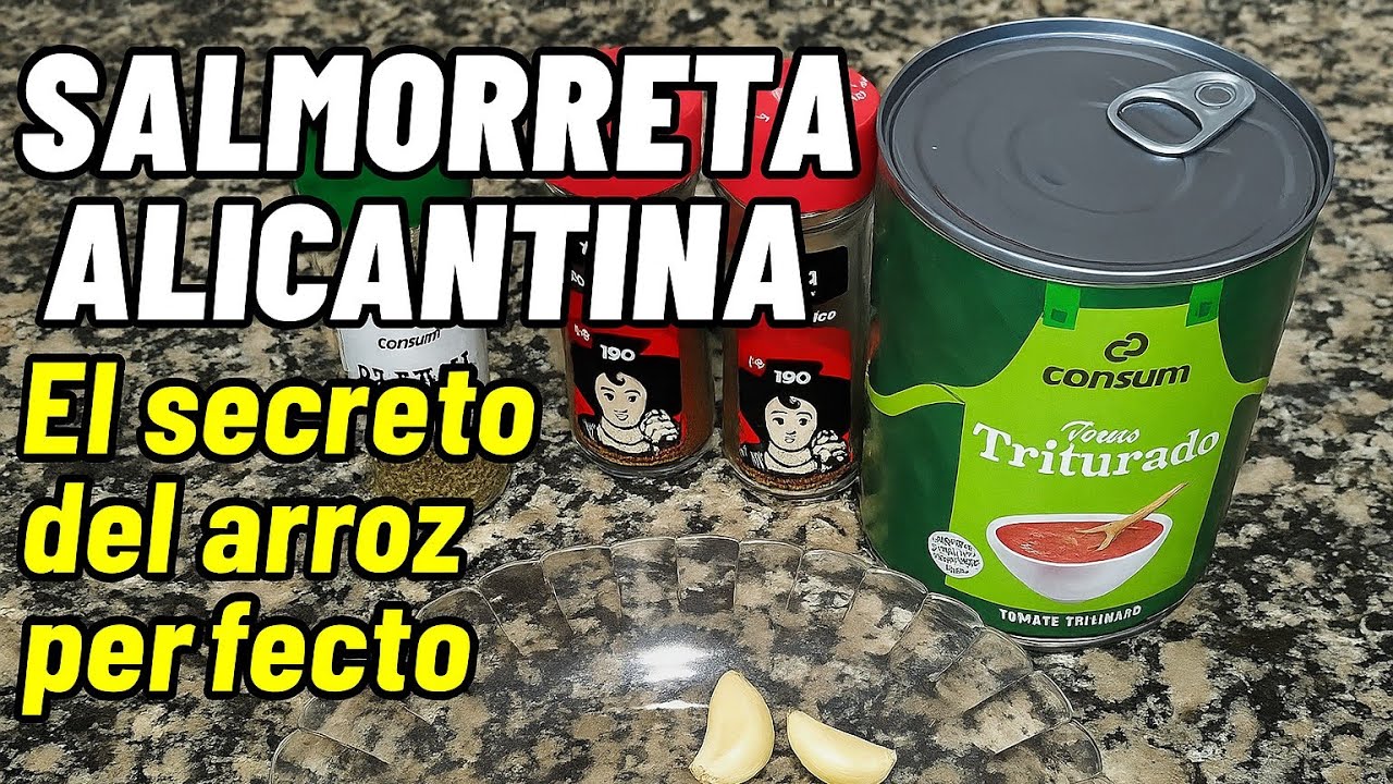 Como hago la salmorreta. Sabor 100% mediterráneo.