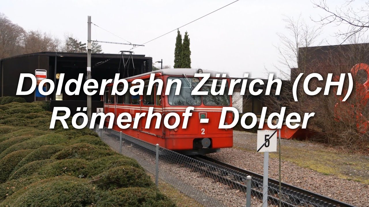 [Video] Eisenbahnstrecke 732 | Dolderbahn | Zürich (CH), Römerhof - Zürich (CH), Dolder | 2018