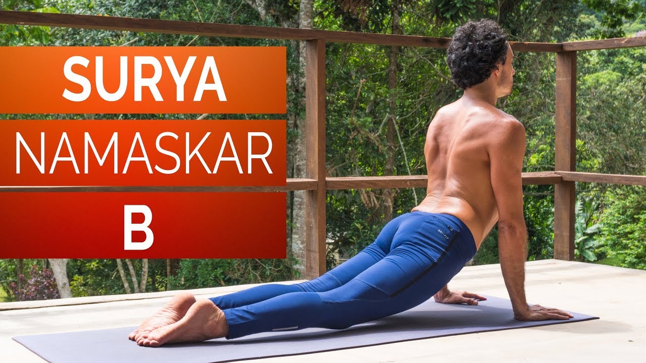 🌻 Saudação ao Sol B - Surya Namaskar B | Aula completa