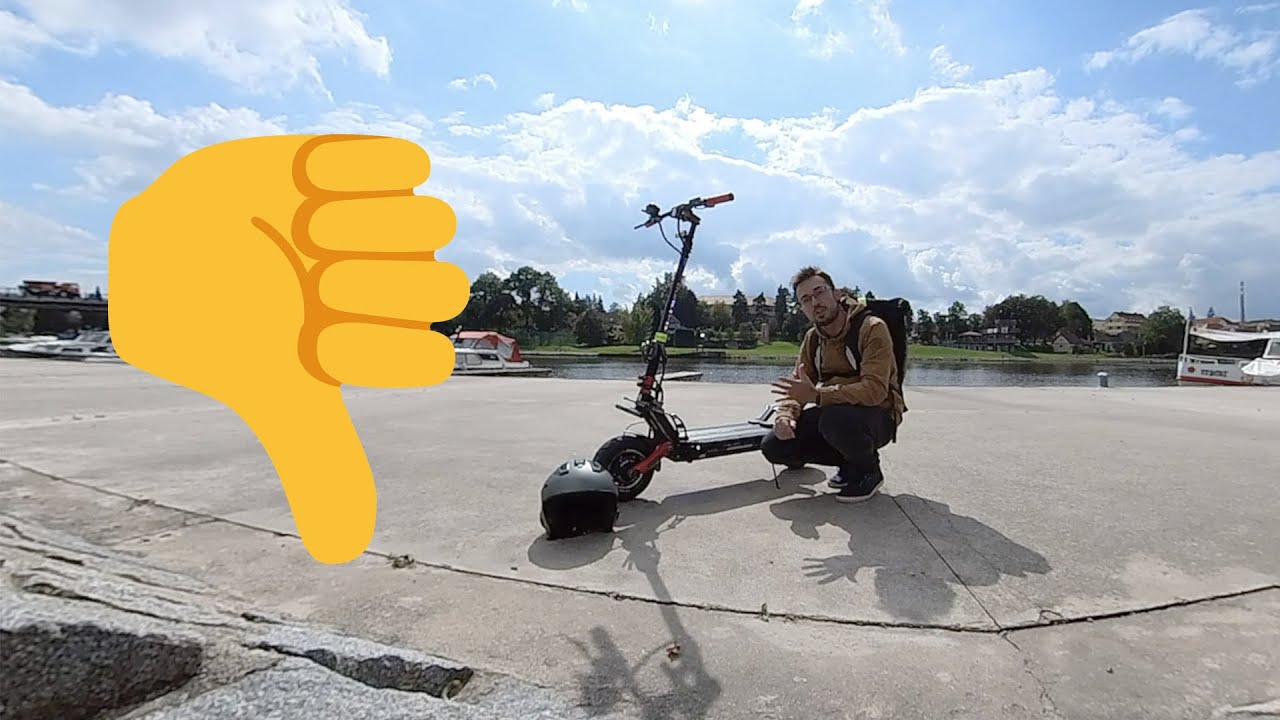 Co nedělat na elektro koloběžce 👎🛴