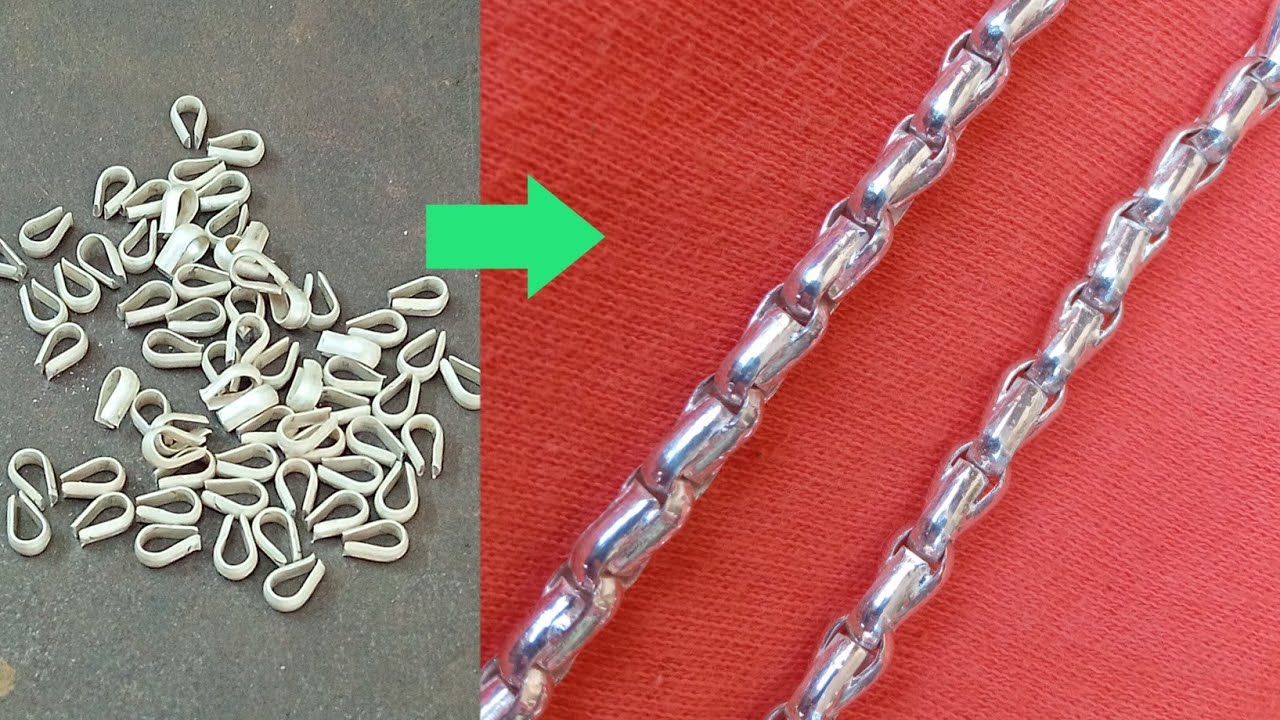 Silver U Chain Making | How Silver Chain is Made | Handmade