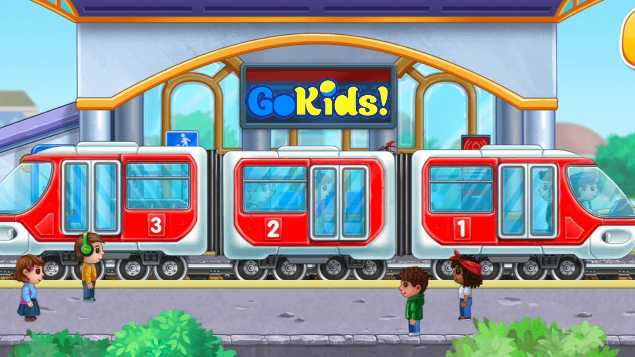 Build Your Own Subway Station with GoKids! | Kids Educational Gameplay | Train Games Part 4