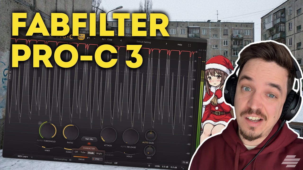 ОБЗОР КОМПРЕССОРА FABFILTER PRO-C 3