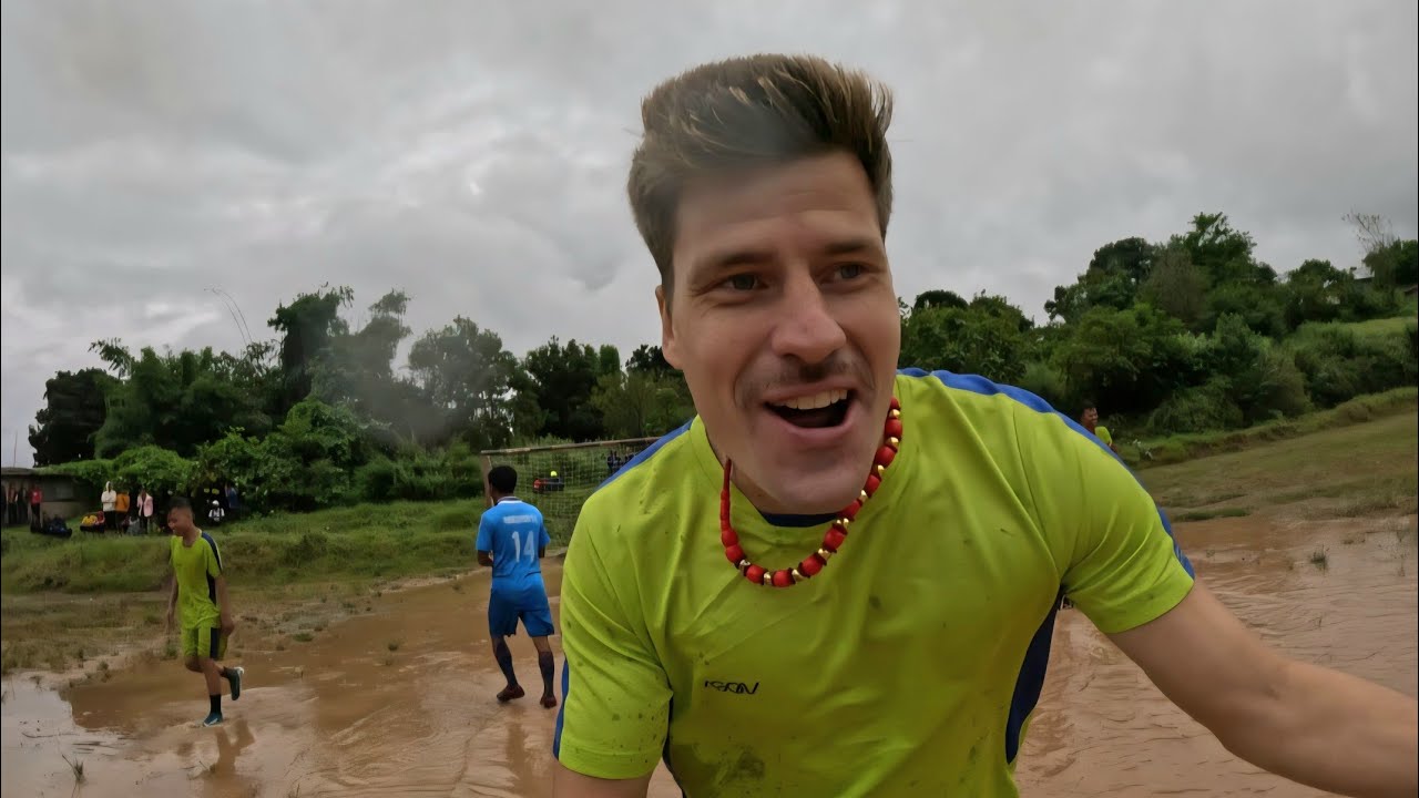 Mawlynrei Football Match (Unexpected Scissor Kick!) 😅