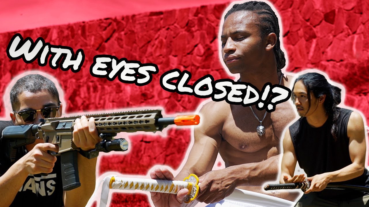 Can we cut a BB bullet with Katana!?｜Fik-Shun