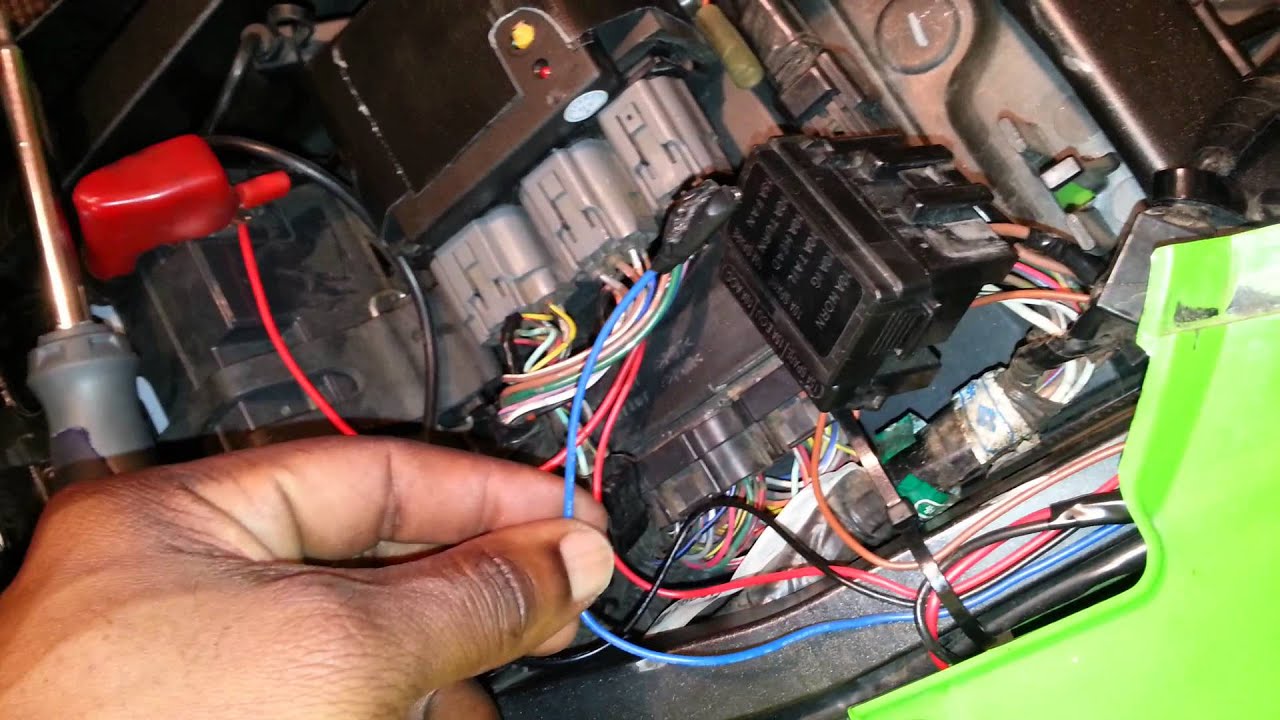 How I wired my spy 5000m to a 2005 kawasaki zx10r