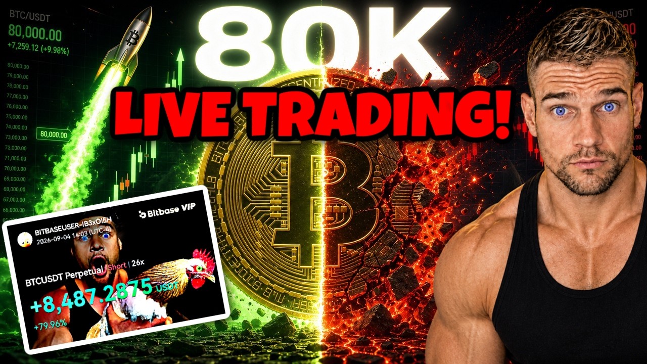 BITCOIN - 80k MOMENT OF TRUTH! Live Trading & Analysis