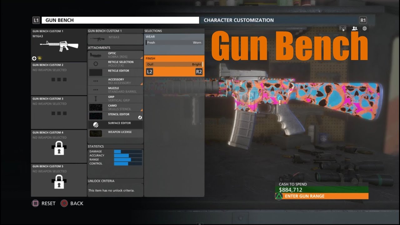 Gun Bench (Battlefield Hardline)
