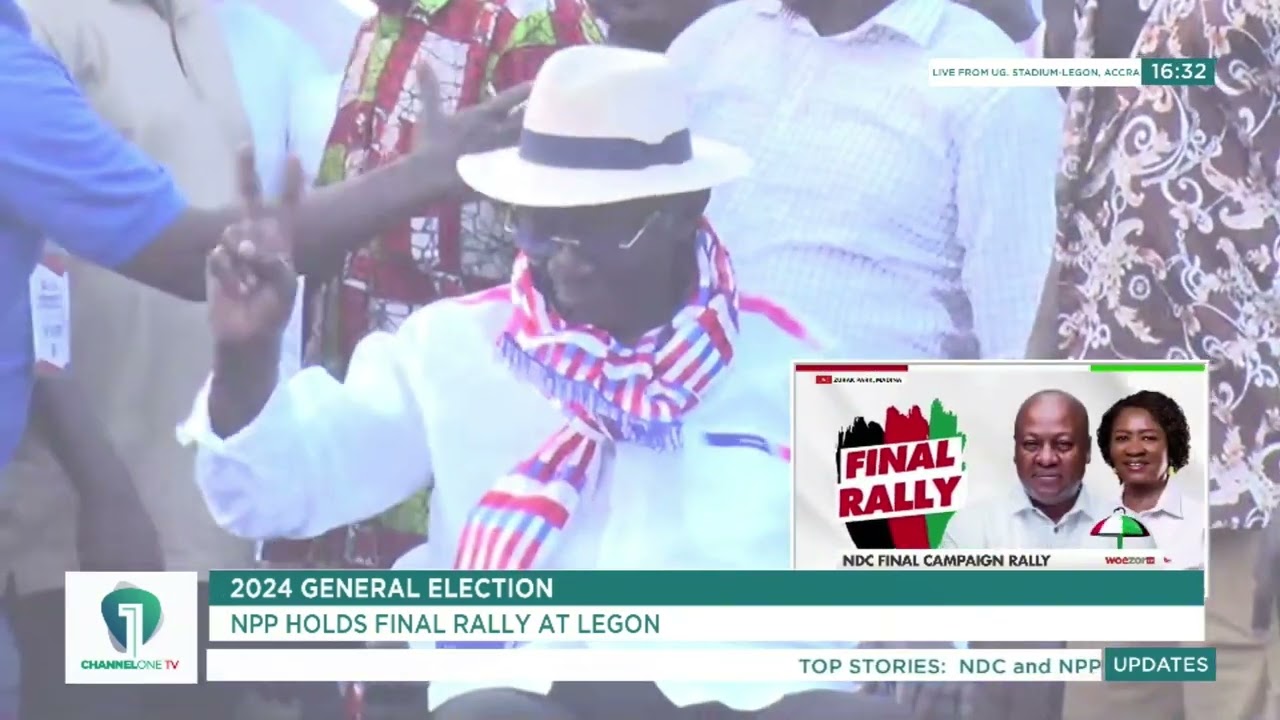 🔥 WATCH! John Kufuor and Kennedy Agyapong Light Up NPP Final Rally at Legon Park! 🎉⚡