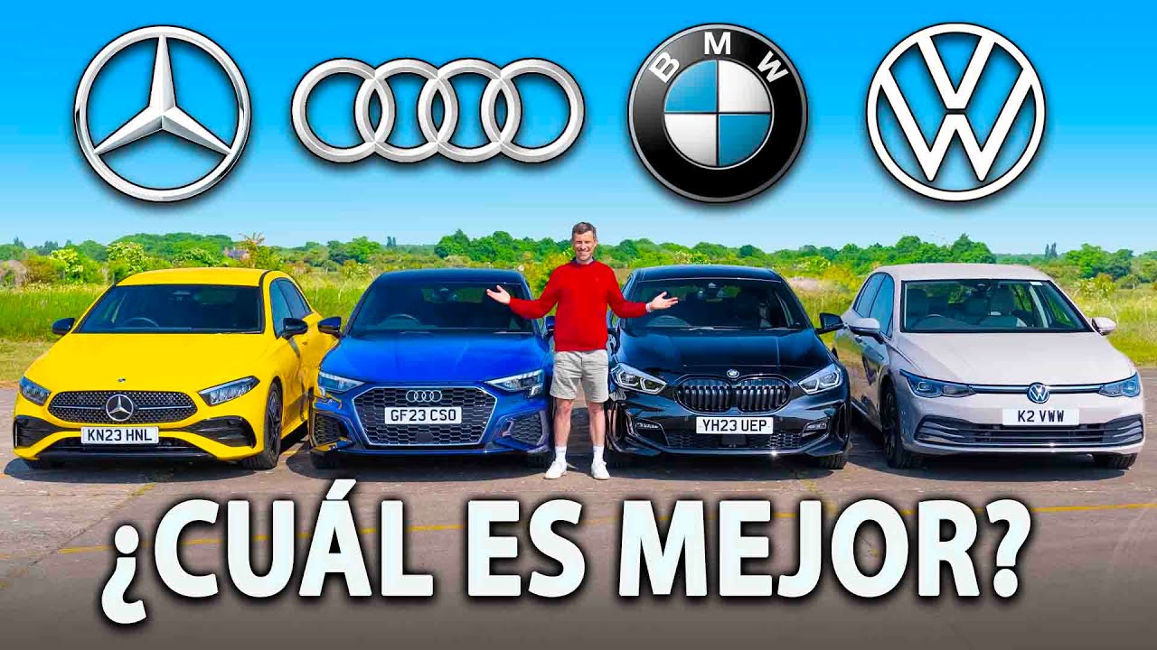 BMW vs Mercedes vs Audi vs VW: ¿Qué coche pequeño de lujo es MEJOR?