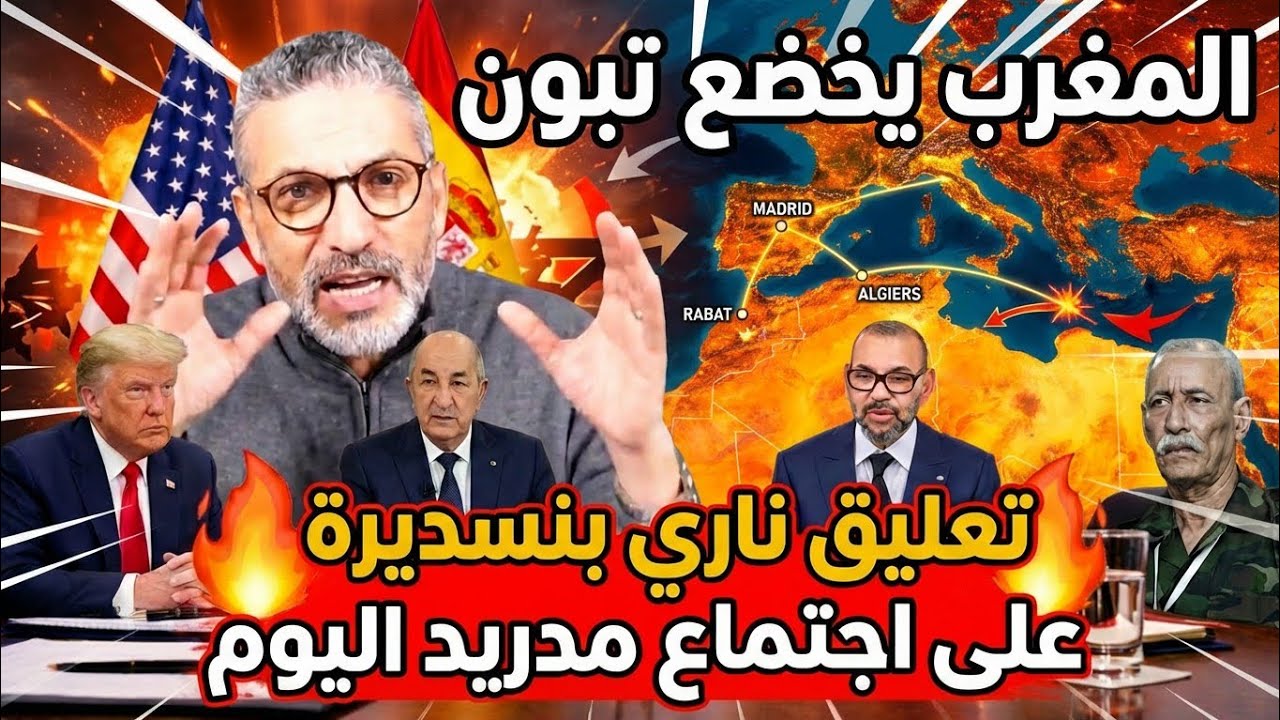 تعليق رائع من بنسديرة : المغرب أخضع الجزائر لما يريد والصحراء الغربية قضية محسومة #الجزائر #المغرب 