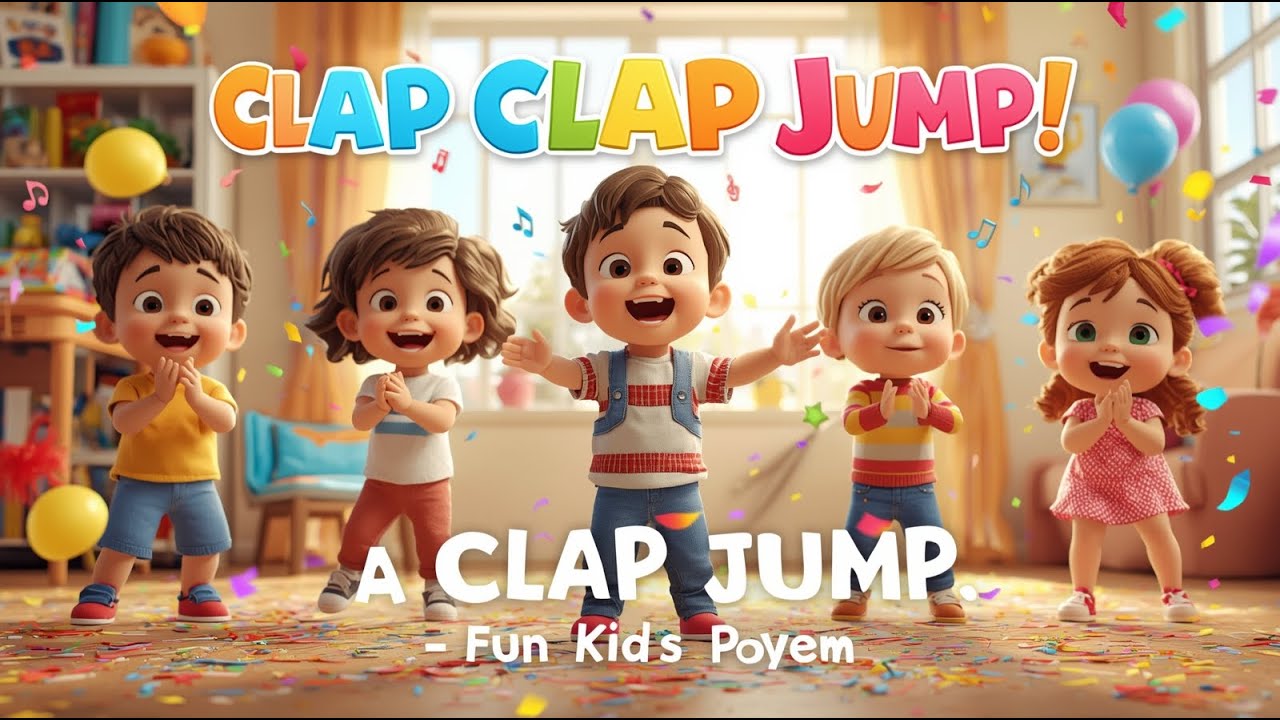 Clap Clap Jump – Kids Dance & Action Poem | Fun Learning Song for Babies
