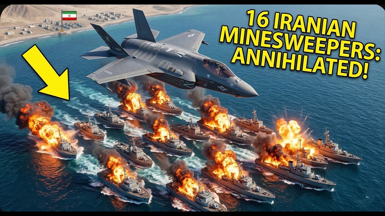 Iran Tried to Seal the Strait of Hormuz — Then the U.S. Navy Destroyed All 16 Minesweepers