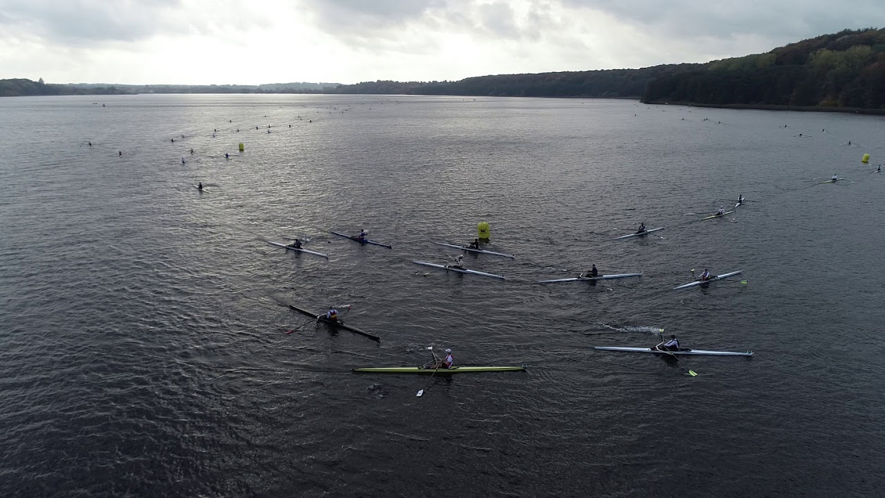 1.Ratzeburg Rowing Challenge - Drohne fliegt zum Wendepunkt Römnitz