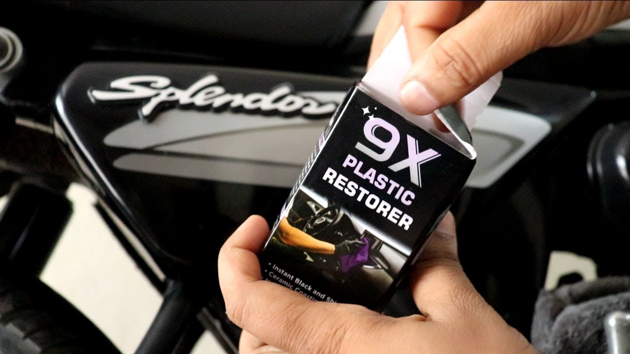 Quick Restore Shines & Protects Plastic Surfaces Back to Life