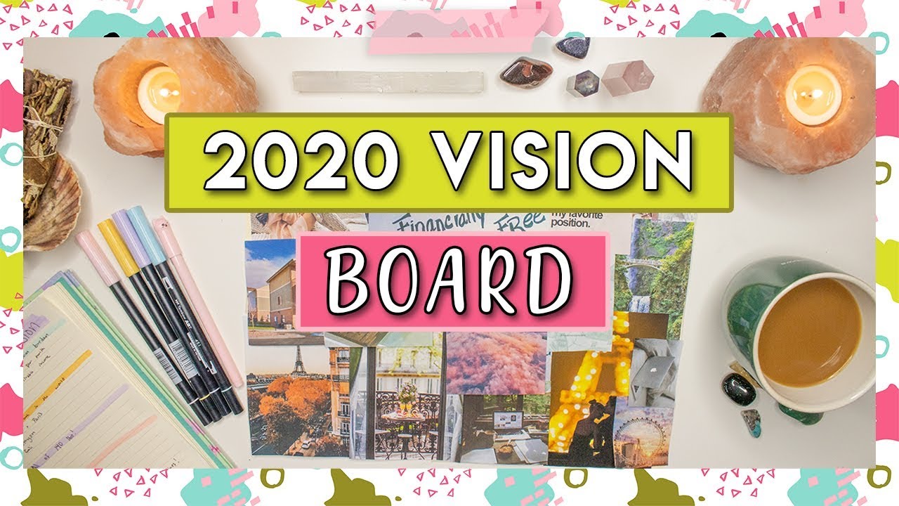 MAKING MY 2020 DREAM/VISION Board (exposing myself!) 💰✈️💖