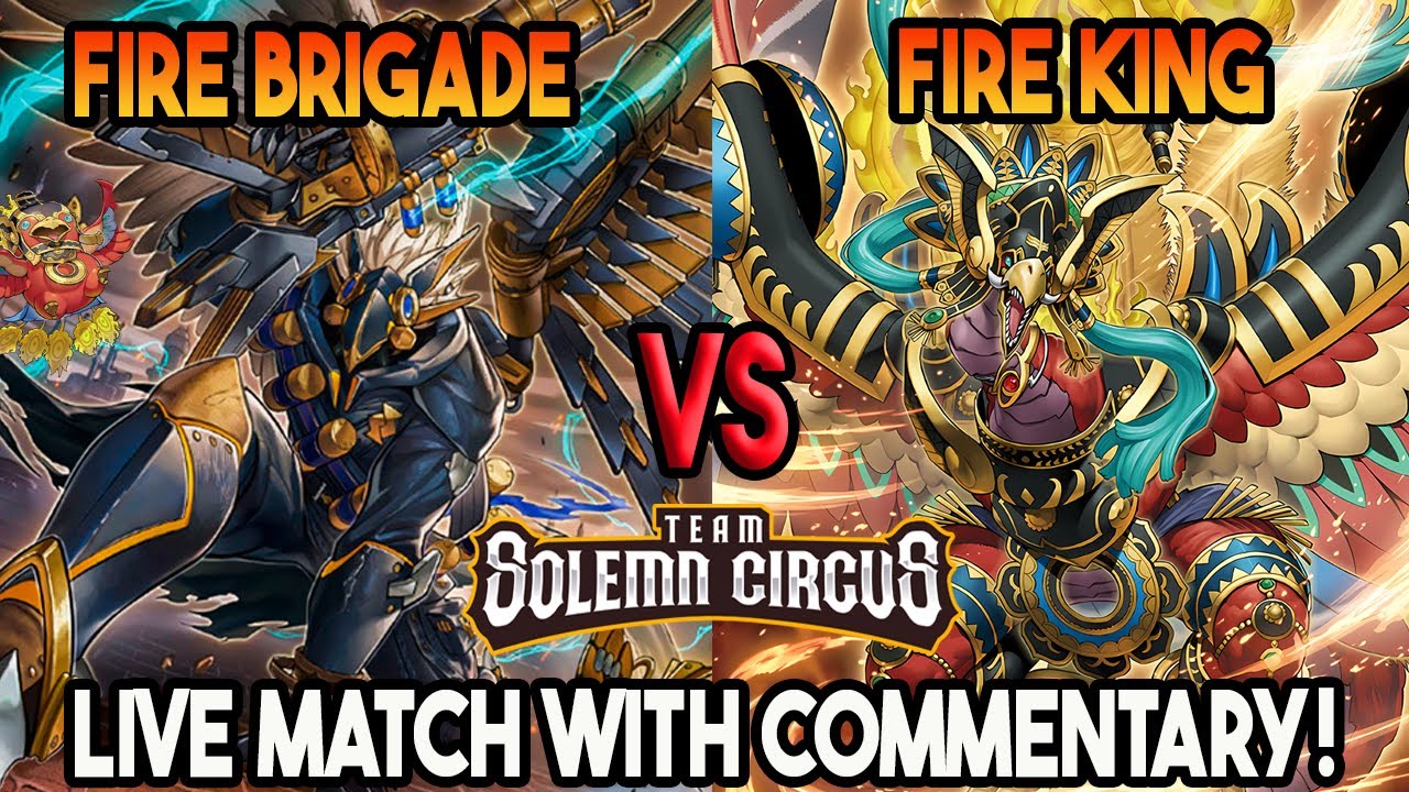 Tri-Brigade Fire king Vs Fire King : Yu-Gi-Oh! Locals Feature Match | Live Duel