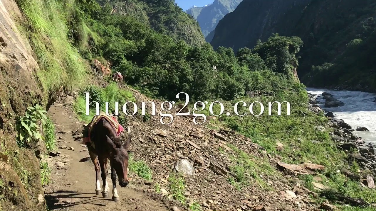 Across Budhi Gandaki River