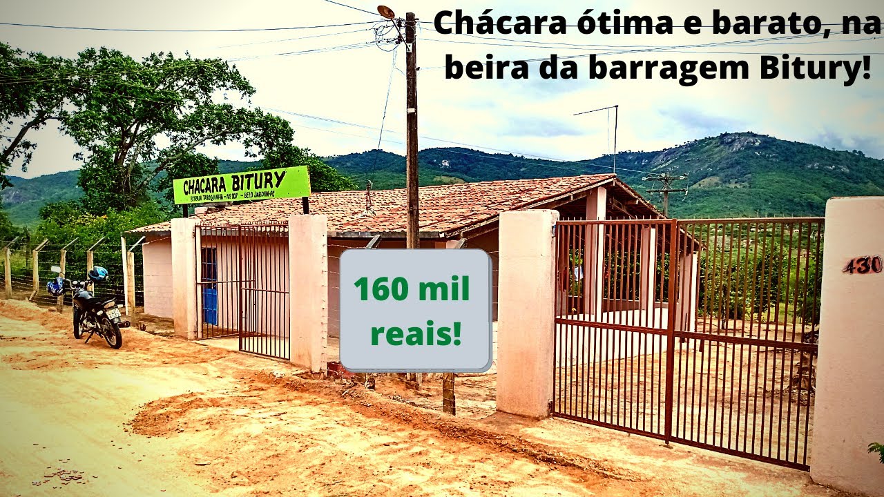 (Vendido) Chácara ótima e barato, na beira da barragem Bitury! Em Belo jardim-PE!