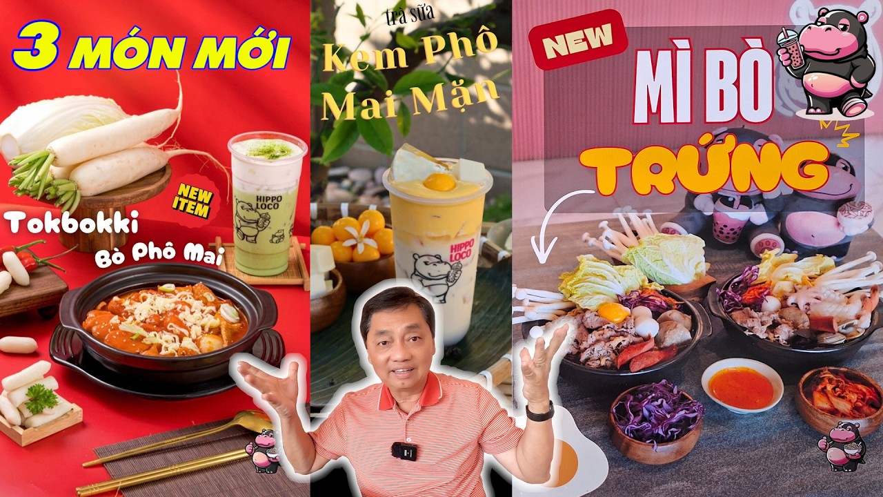 Tiệm tung 3 m&oacute;n mới cực đỉnh, Thu h&uacute;t nhiều bạn trẻ, Bạn đ&atilde; thử chưa? Ngay Westminster, Hippo Loco
