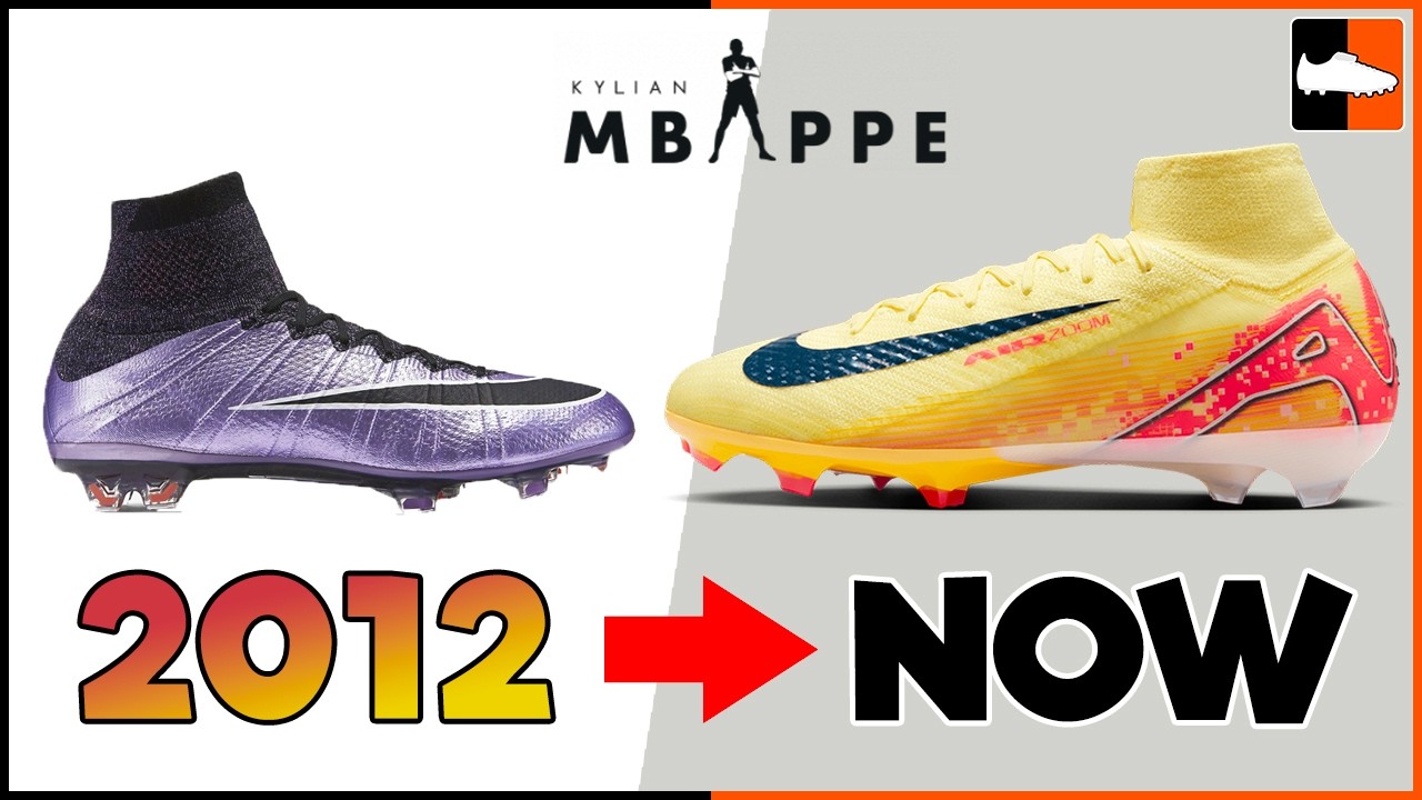 Evolution of Mbappe Football Boots! Kylian's Nike History