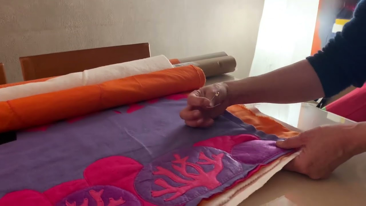 Faire un sandwich pour quilter un patchwork à la main ou avec une machine familiale