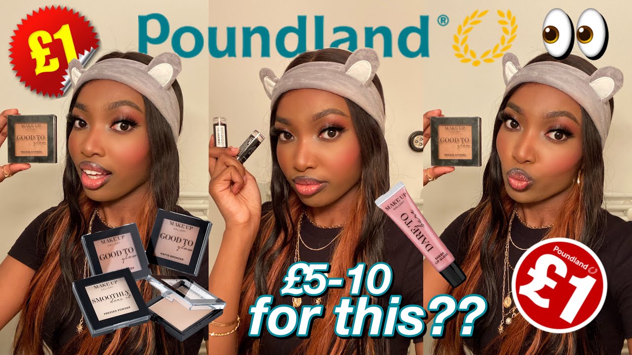 I don’t know about this… TESTING FULL FACE OF POUNDLAND MAKEUP