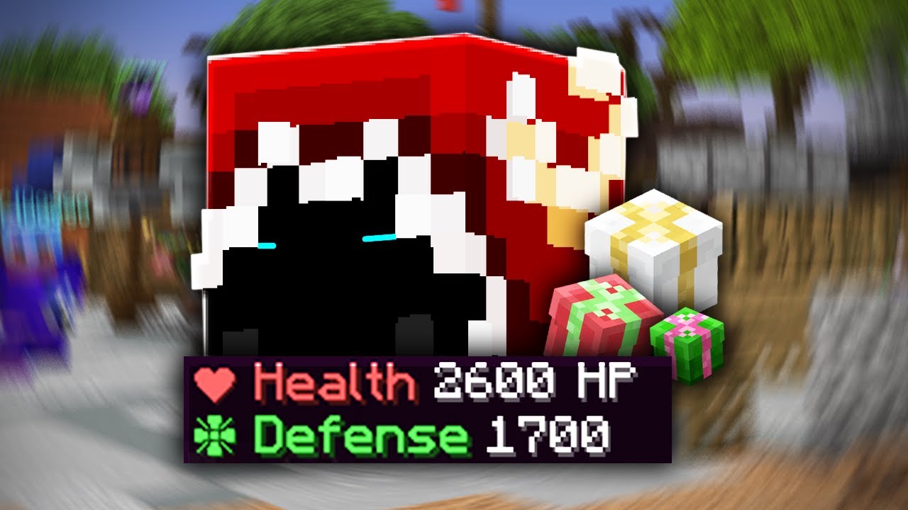 becoming the ultimate tank in hypixel skyblock...