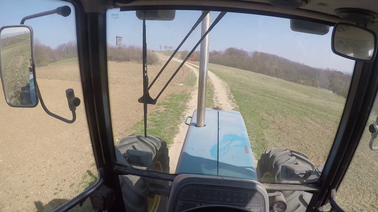 Klee walzen mit Ford 8340 (Cabview/Headview)
