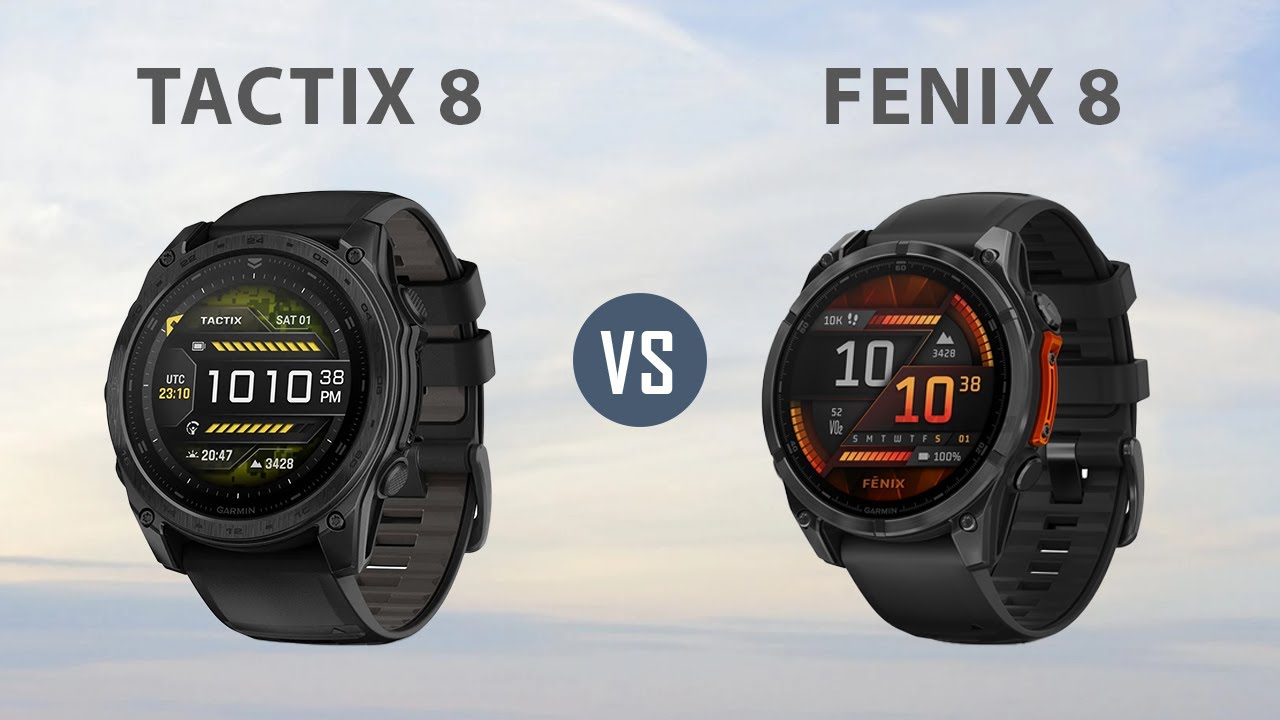 Garmin Tactix 8 и Garmin Fenix ​​8 — в чем разница?