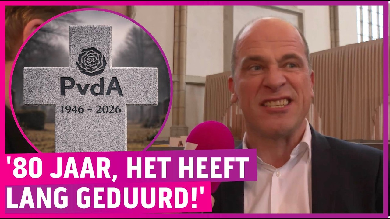 Massale opkomst bij begrafenis PvdA: 'Gecondoleerd'
