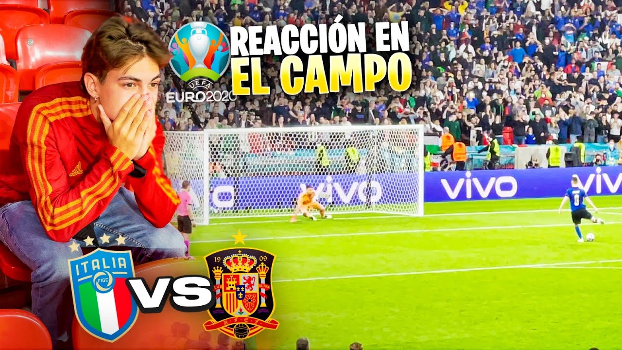 ASÍ VIVIMOS la DERROTA en PENALTIS de ESPAÑA vs ITALIA en el ESTADIO… *casi lloramos*