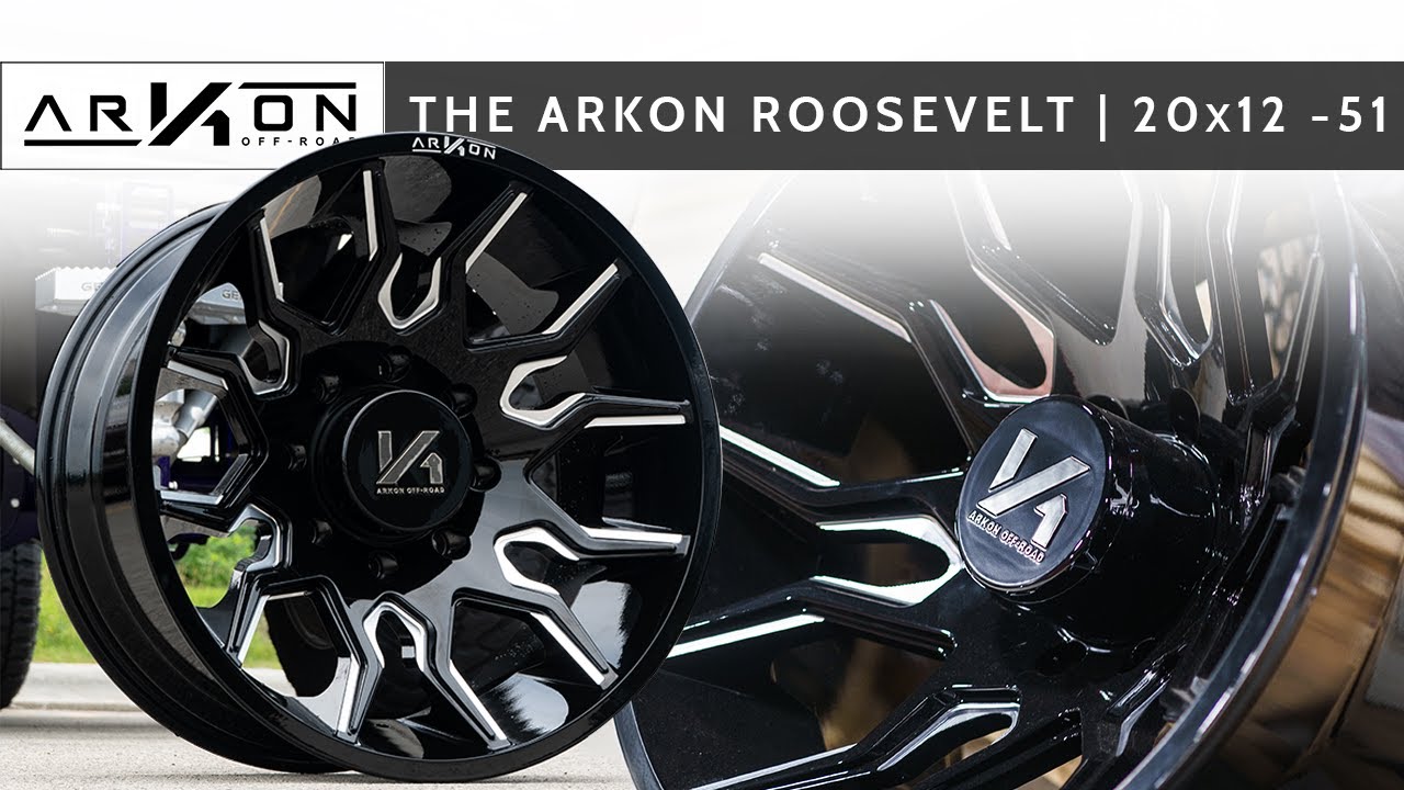 ARKON Roosevelt 20x12 -51 | Gloss Black & Milled